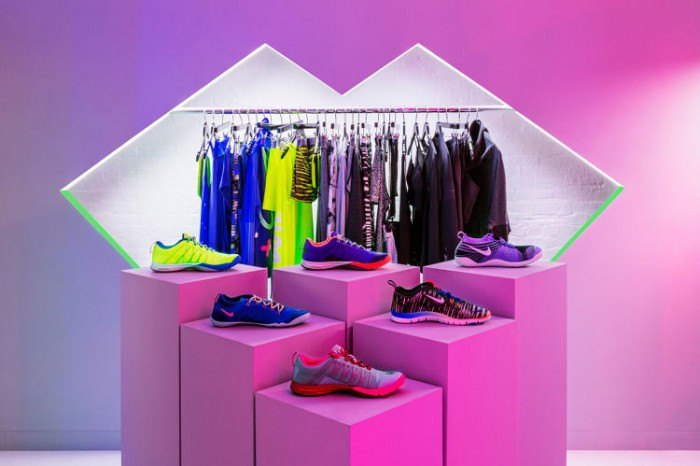 超時尚的霓虹設計，Nike專為女性打造期間限定店 1