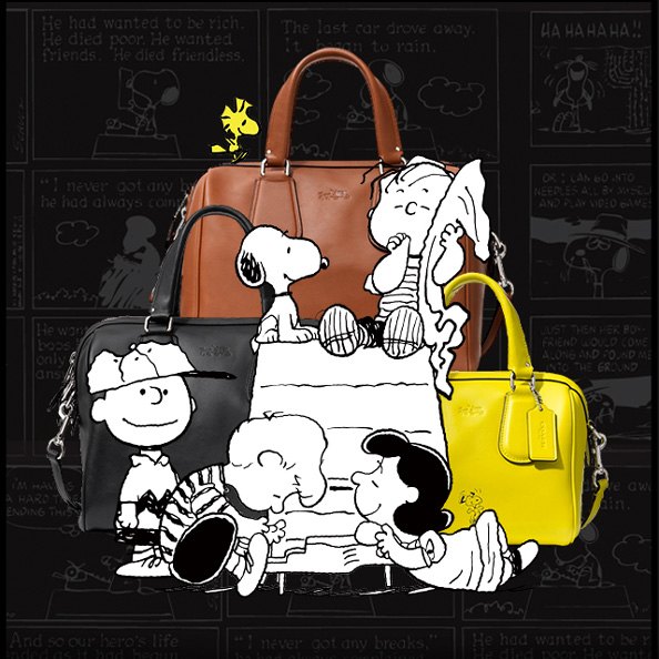 Coach染黑Snoopy，與Peanuts推出聯名系列 1