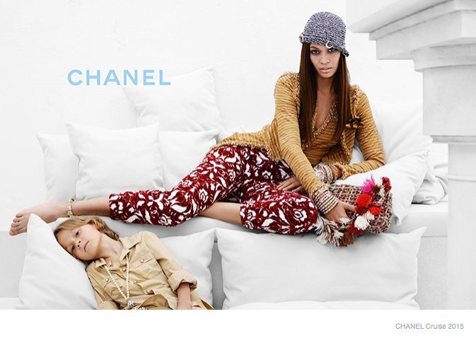 JOAN SMALLS LOUNGES FOR CHANEL CRUISE 2015 CAMPAIGN 1