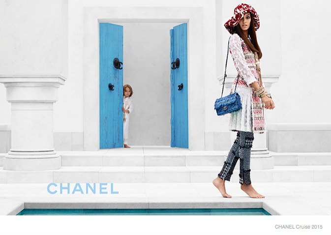 JOAN SMALLS LOUNGES FOR CHANEL CRUISE 2015 CAMPAIGN 3