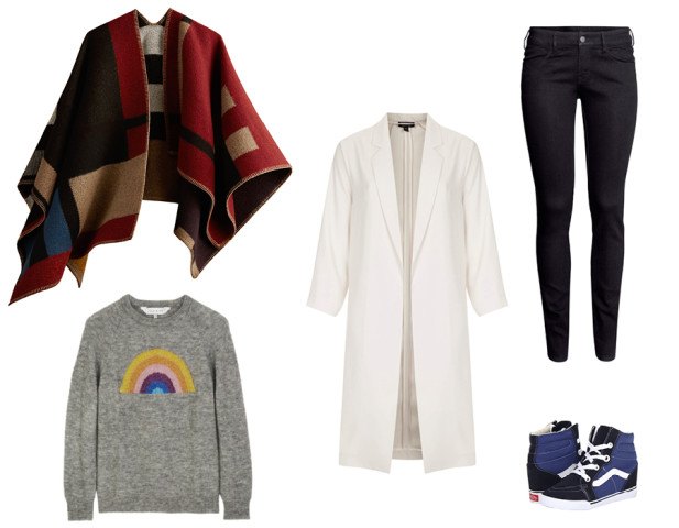 Cara Delevingne, Olivia Palermo, and Rosie Huntington-Whiteley Are All wear Fall’s Boho Blanket 4