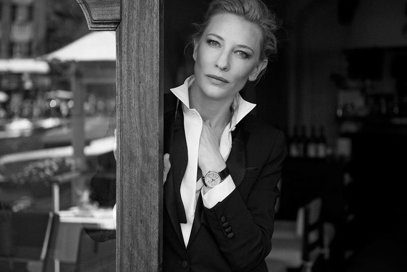 周迅攜手Cate Blanchett及Emily Blunt等巨星，身穿西裝帥氣出鏡IWC腕錶廣告 23