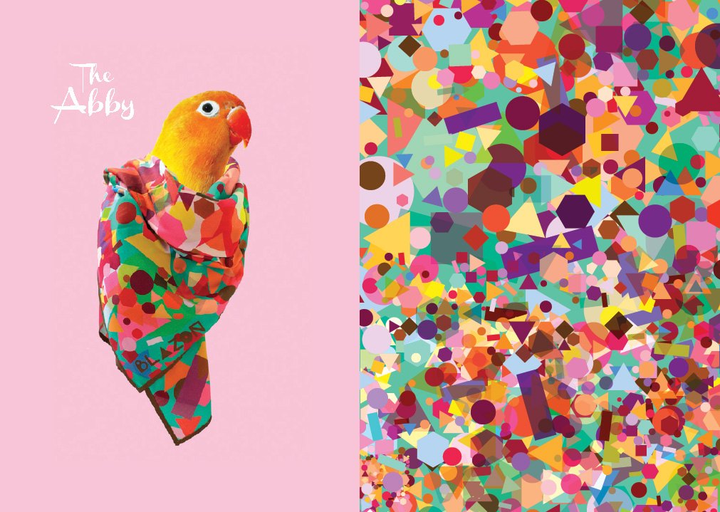 讓這些鳥兒告訴你絲巾有多美！設計師Natasha Coverdale為Blazon發想的創意廣告 9