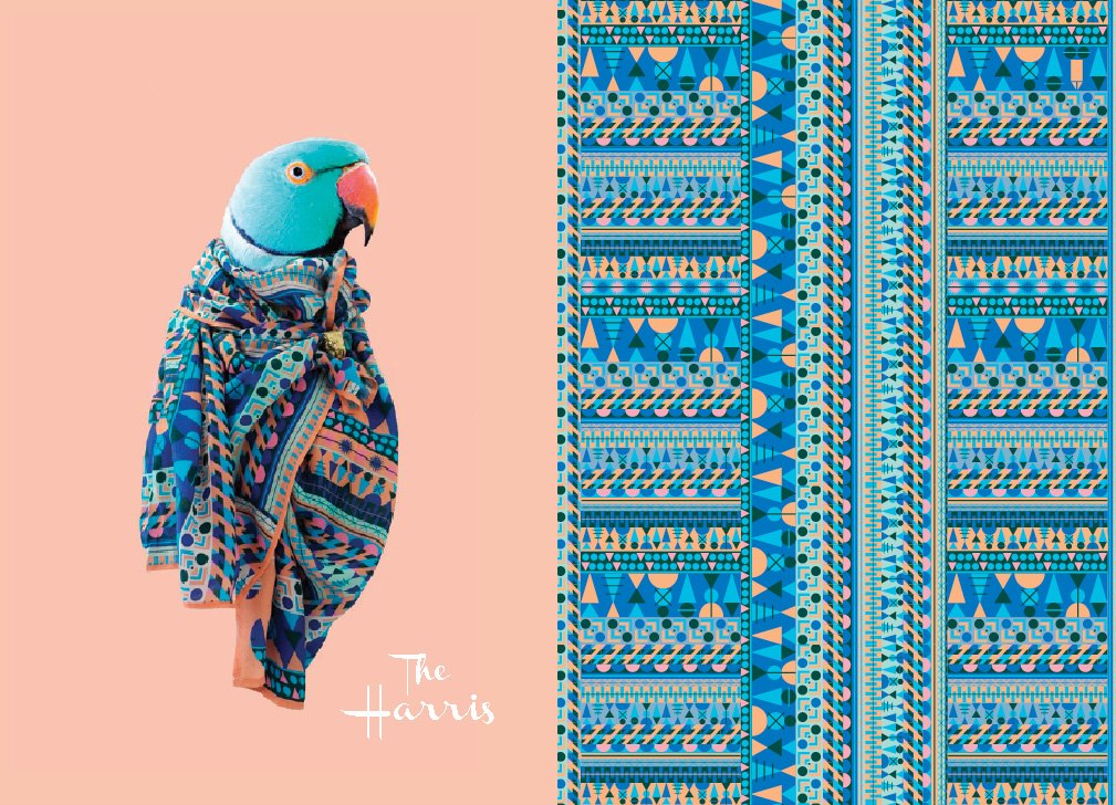 讓這些鳥兒告訴你絲巾有多美！設計師Natasha Coverdale為Blazon發想的創意廣告 12