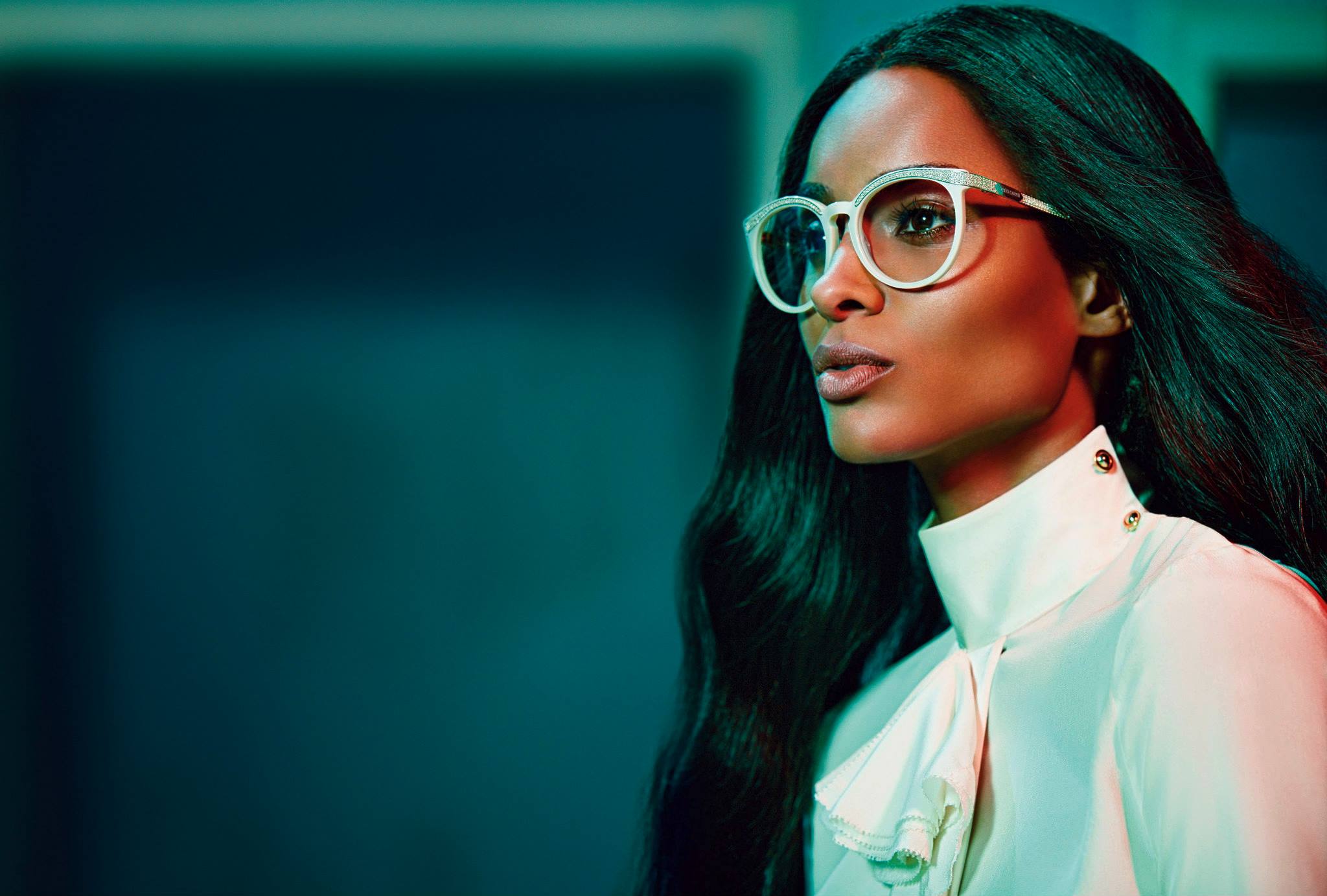 ciara优雅诠释roberto cavalli 2015秋冬女装广告大片