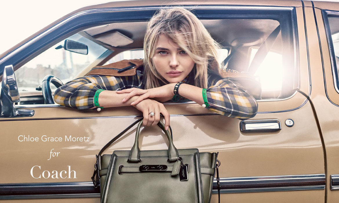 紐約女孩的時髦風格 Chloe Grace Moretz 出鏡coach 新款swagger Bag 宣傳廣告 The Femin